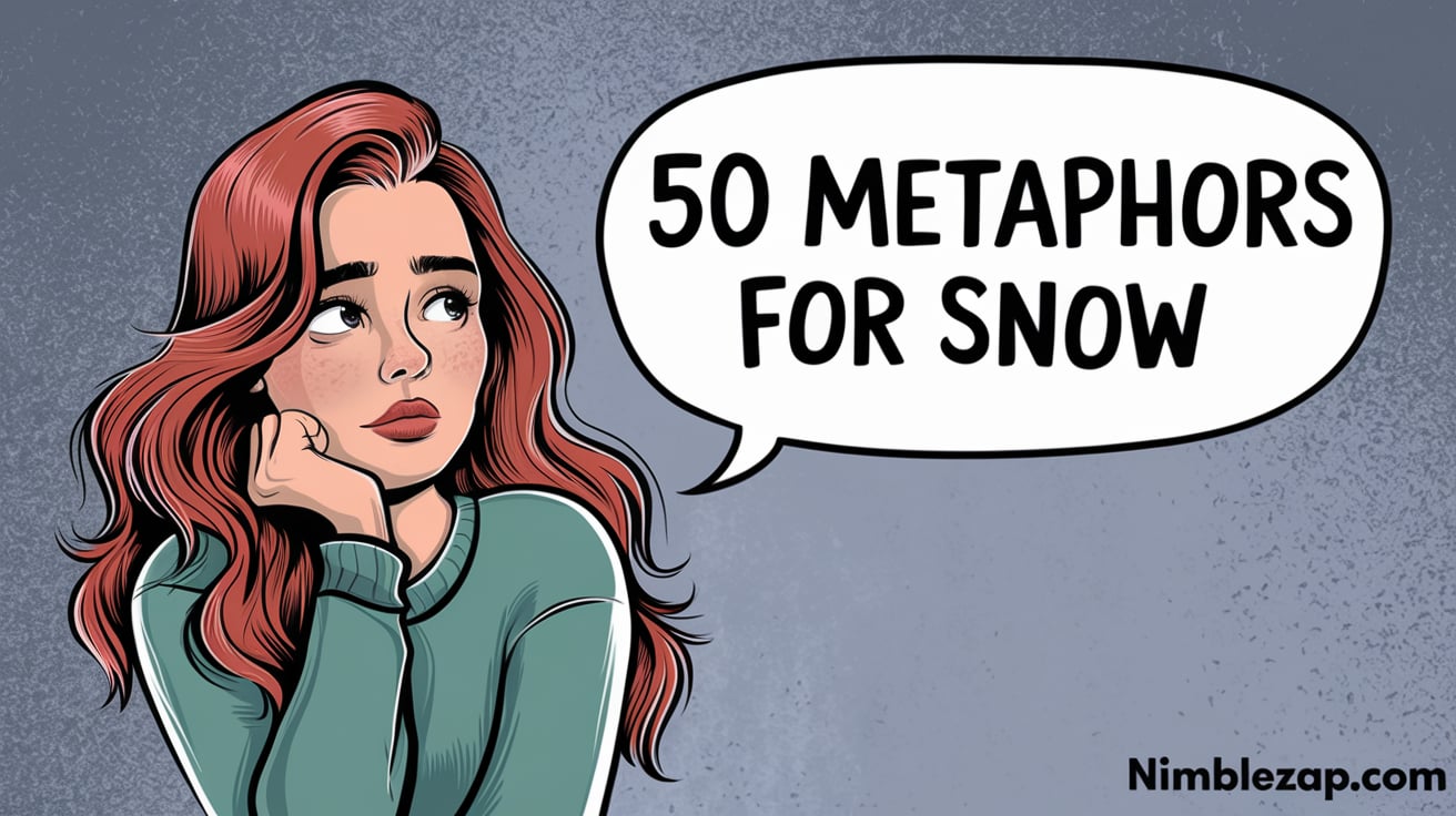 metaphor for snow, 50 Metaphors for slow