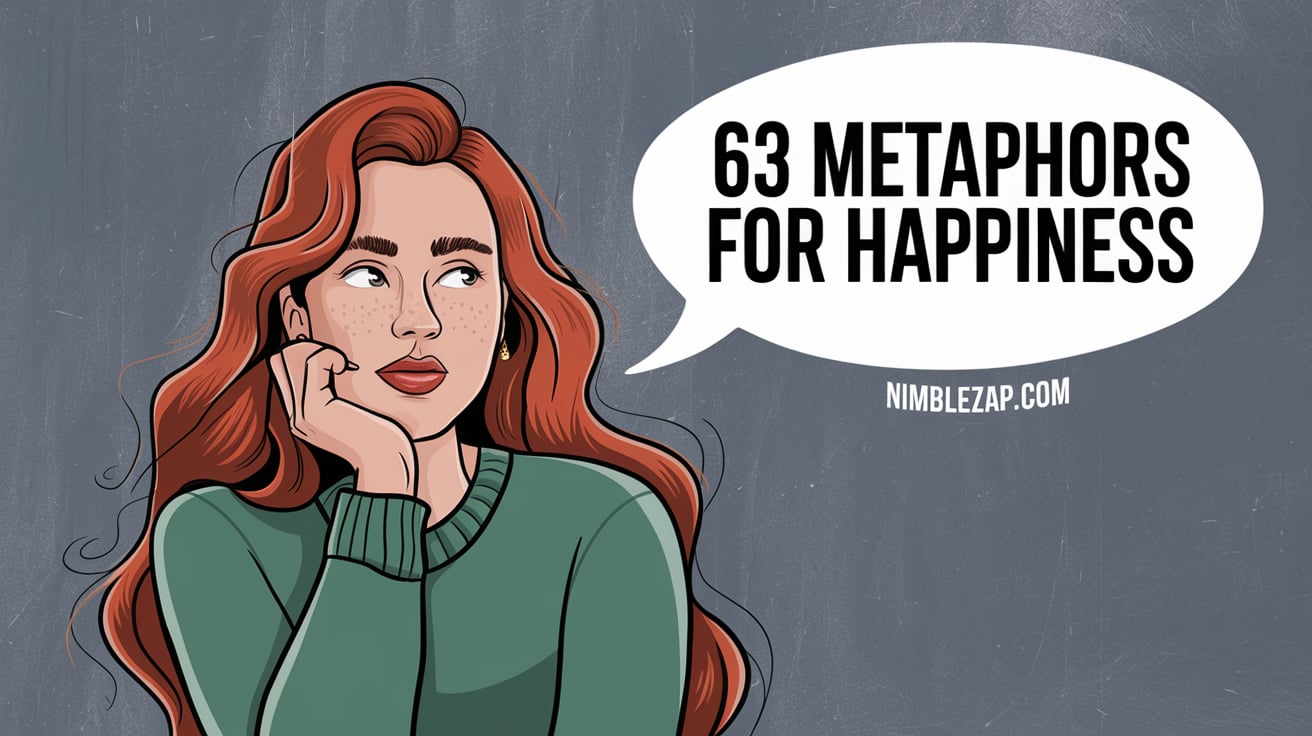 happy metaphors , metaphor for happiness