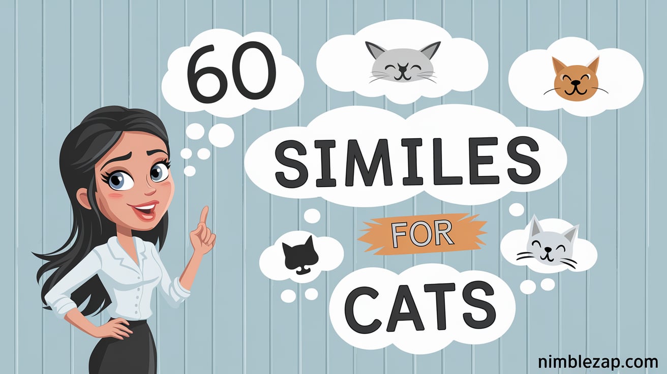 60 Similes for Cats, simile of cat