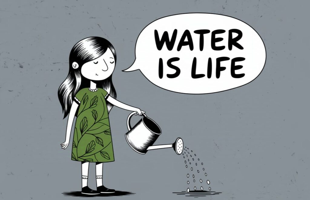 Water is Life, metaphors about water, metaphor about water