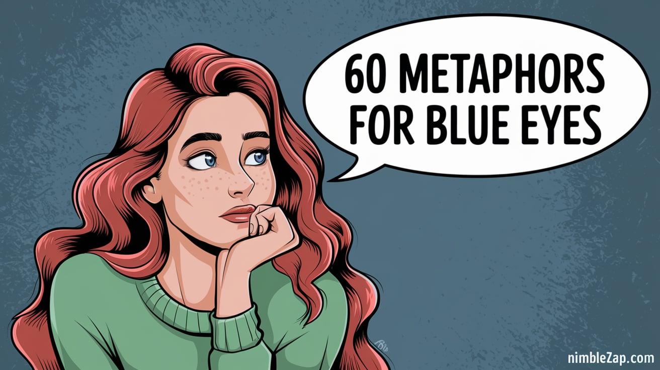 describing blue eyes, 60 Metaphors for blue eyes