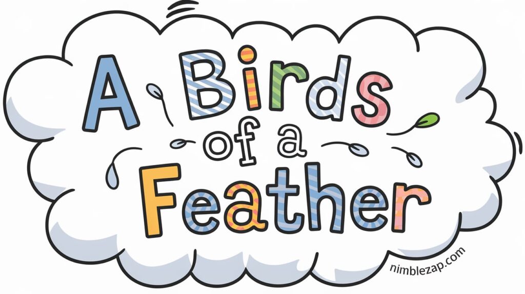 Birds of a Feather, idioms for friends, friendship idioms