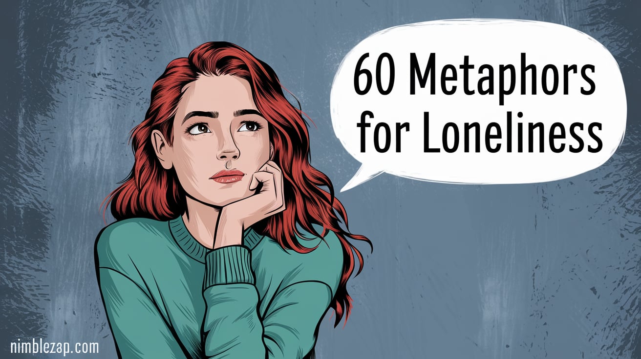 60 Metaphors for Loneliness, metaphors for loneliness, metaphor for loneliness