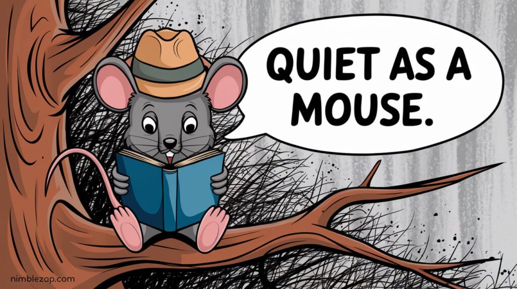 Quiet as a Mouse, simile for quiet, similes for quiet