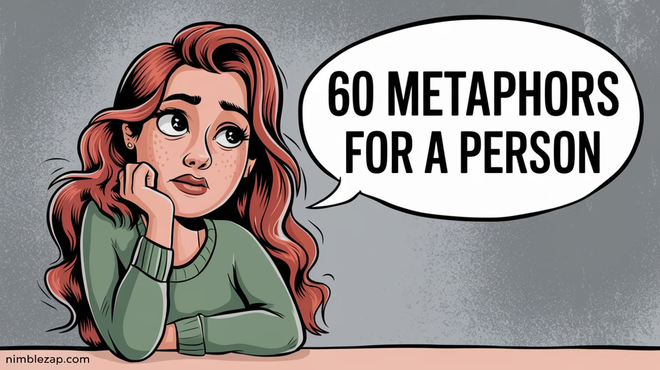 60 Metaphors for a Person, metaphors to describe people