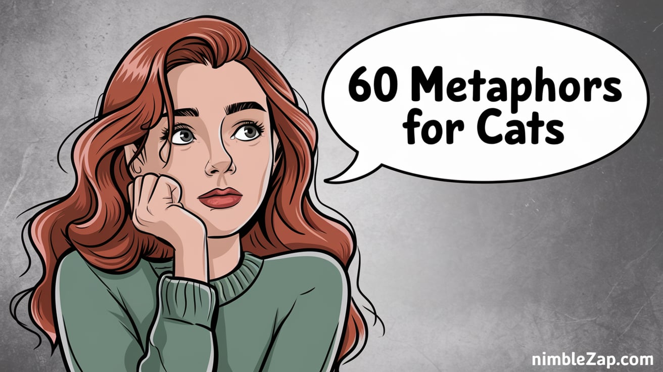 60 Metaphors for Cats, cat metaphors, metaphors for cats