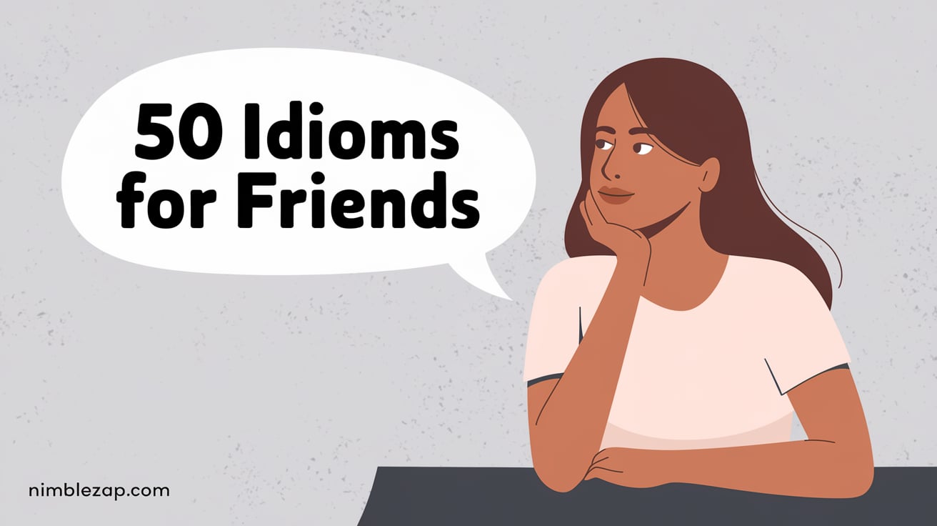 50 Idioms for friends