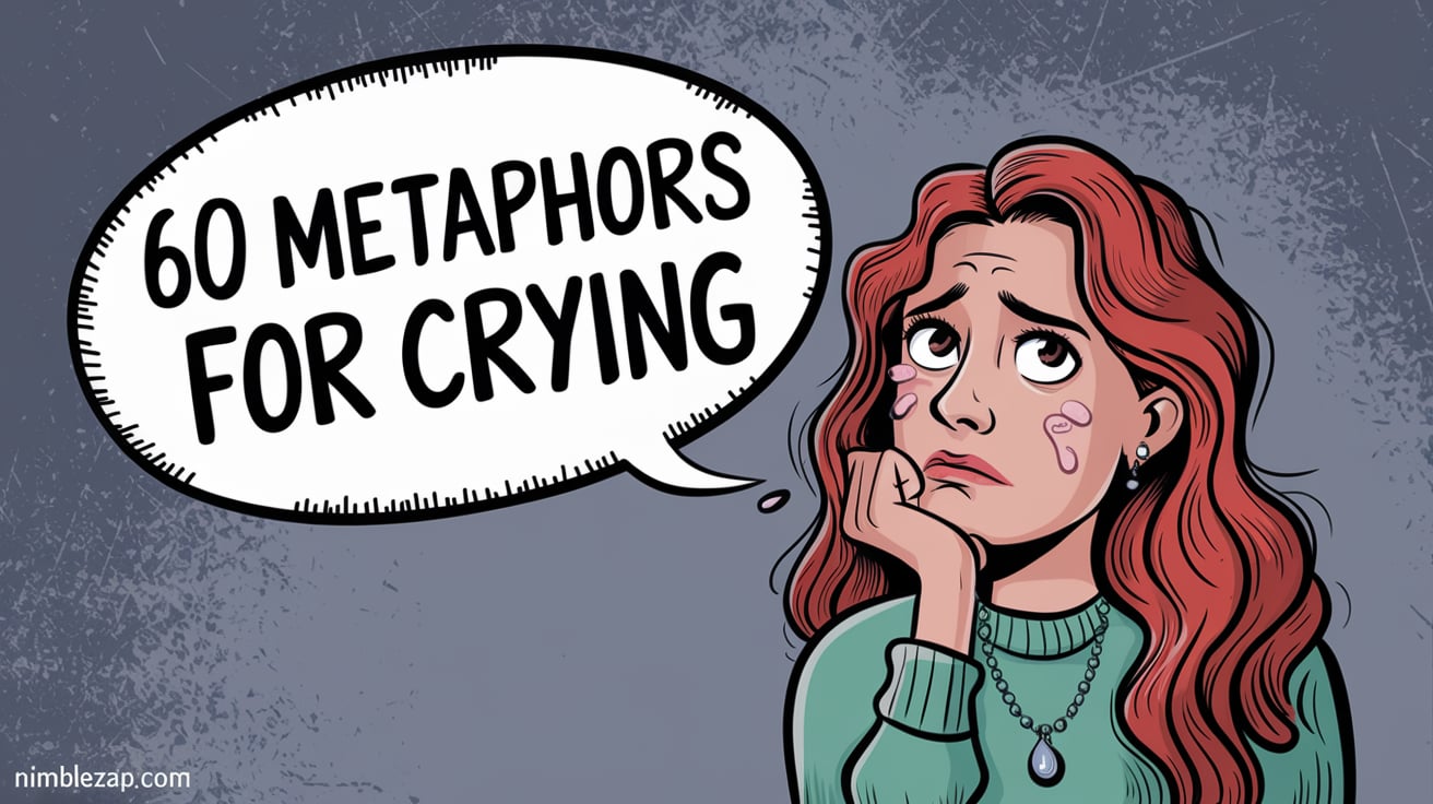 60 Metaphors for Crying, crying metaphors