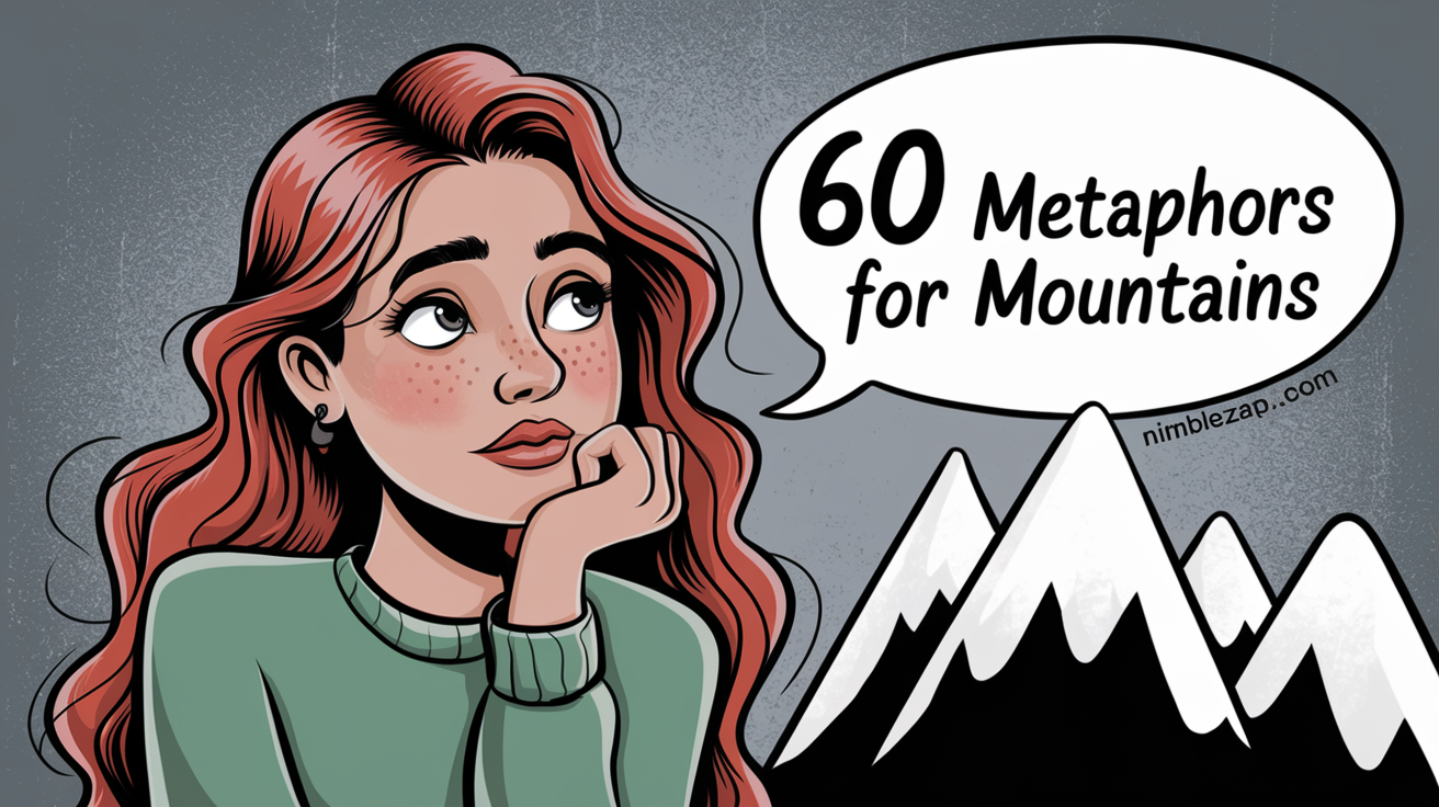 60 Metaphors for Mountains, mountain metaphors, metaphor for mountains