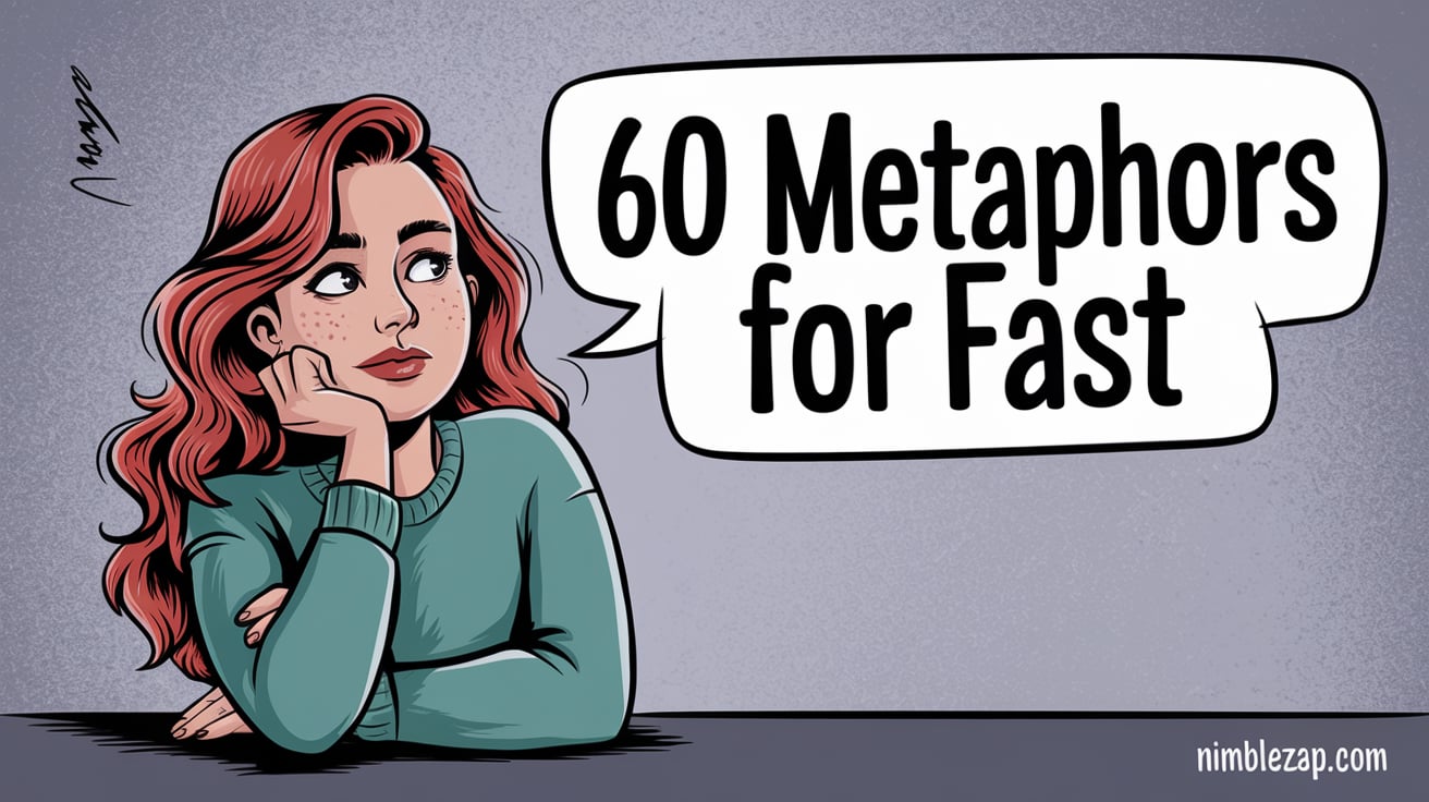 60 metaphors for fast, metaphor for fast