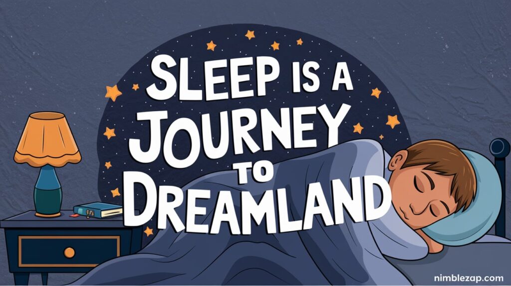 Sleep is a Journey to Dreamland