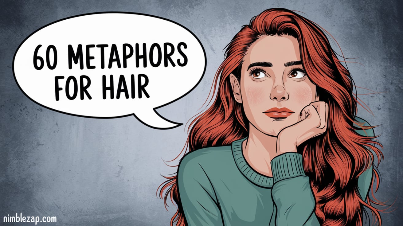 60 Metaphors for Hair, metaphor for hair, metaphors for hair