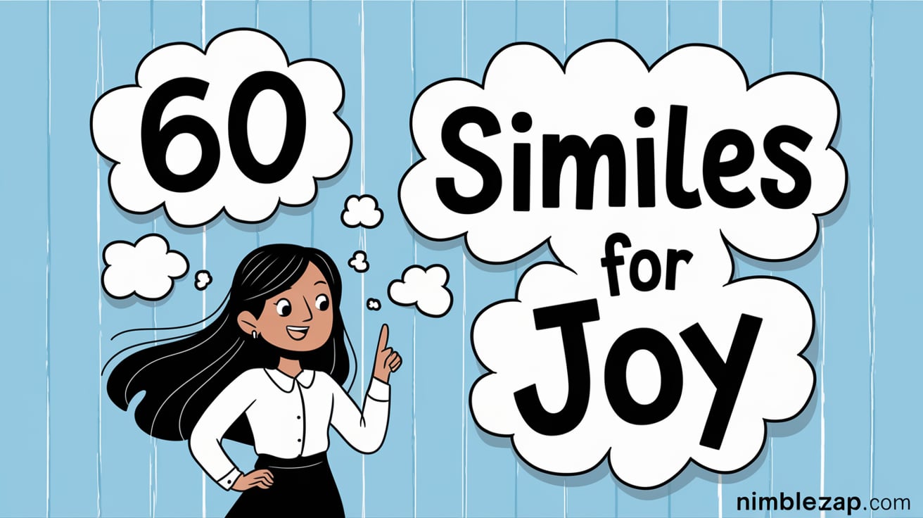 60 Similes for Joy